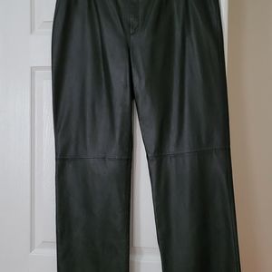 Nine West Black leather pants